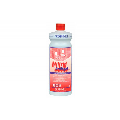 MILIZID KRAFTGEL, Кислотное средство для генеральной очистки санитарных зон 1 л, Dr.Schnell