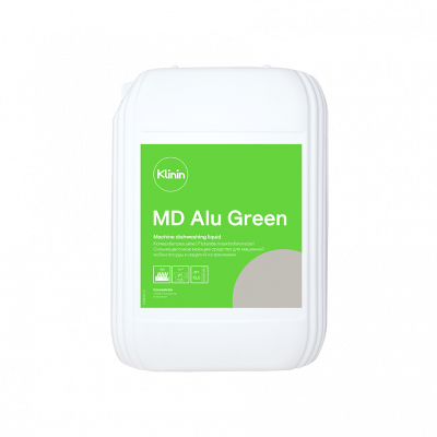 MD Alu Green, средство для машинной мойки алюминиевой посуды, 10 л, Klinin