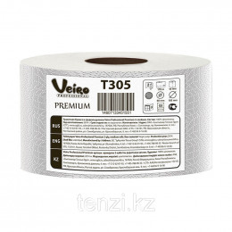 Туалетная бумага в средних рулонах Premium,  Veiro Professional 