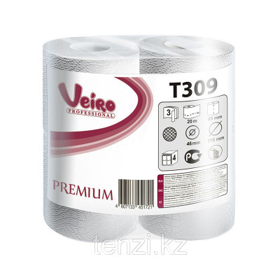 Туалетная бумага в малых рулонах Premium, Veiro Professional 