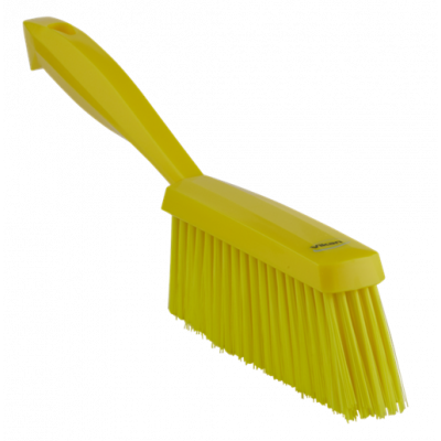 Ручная щетка, 330 мм, средний ворс, желтый цвет Ручная щетка, 330 мм, средний ворс, желтый цвет